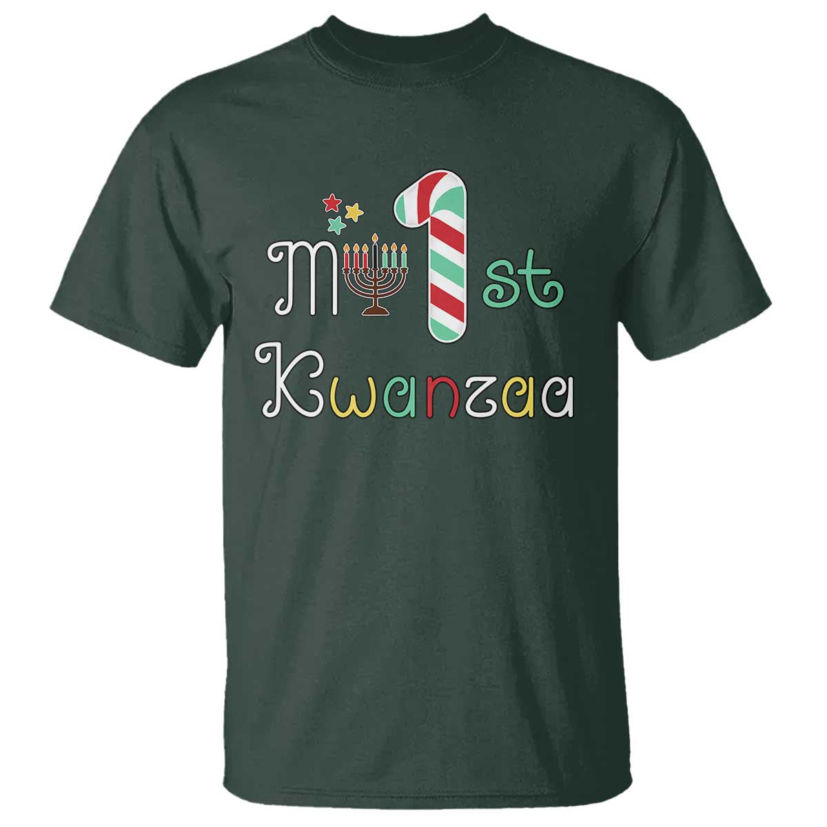 My 1st Kwanzaa T Shirt Babys First Kwanzaa Kinara Gift