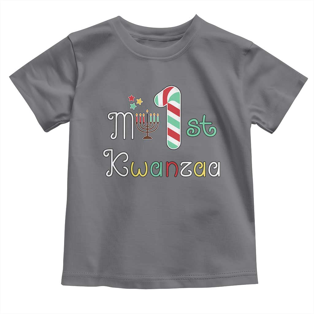 My 1st Kwanzaa Toddler T Shirt Babys First Kwanzaa Kinara Gift