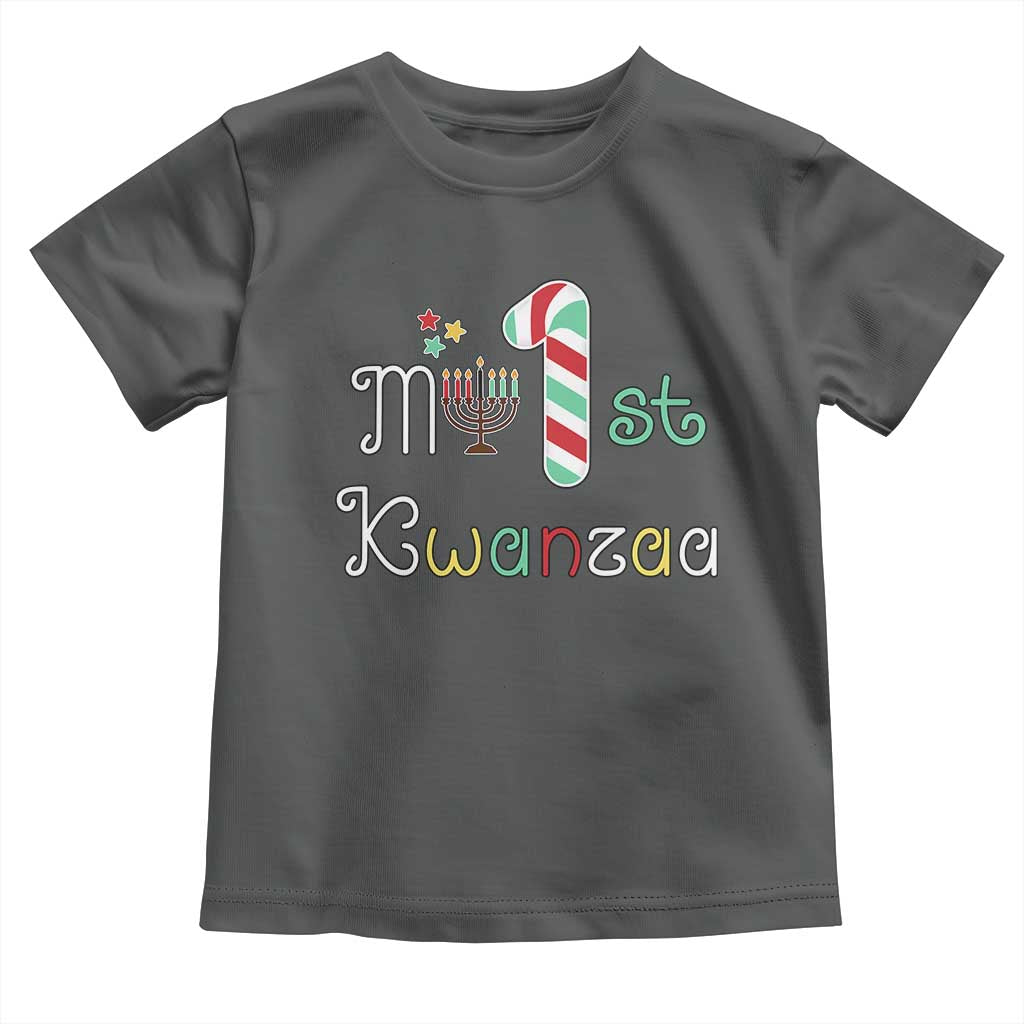My 1st Kwanzaa Toddler T Shirt Babys First Kwanzaa Kinara Gift