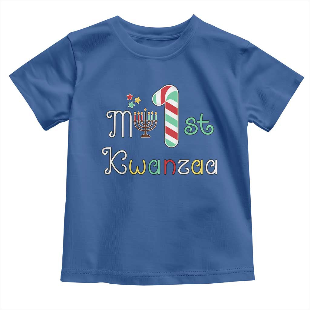 My 1st Kwanzaa Toddler T Shirt Babys First Kwanzaa Kinara Gift