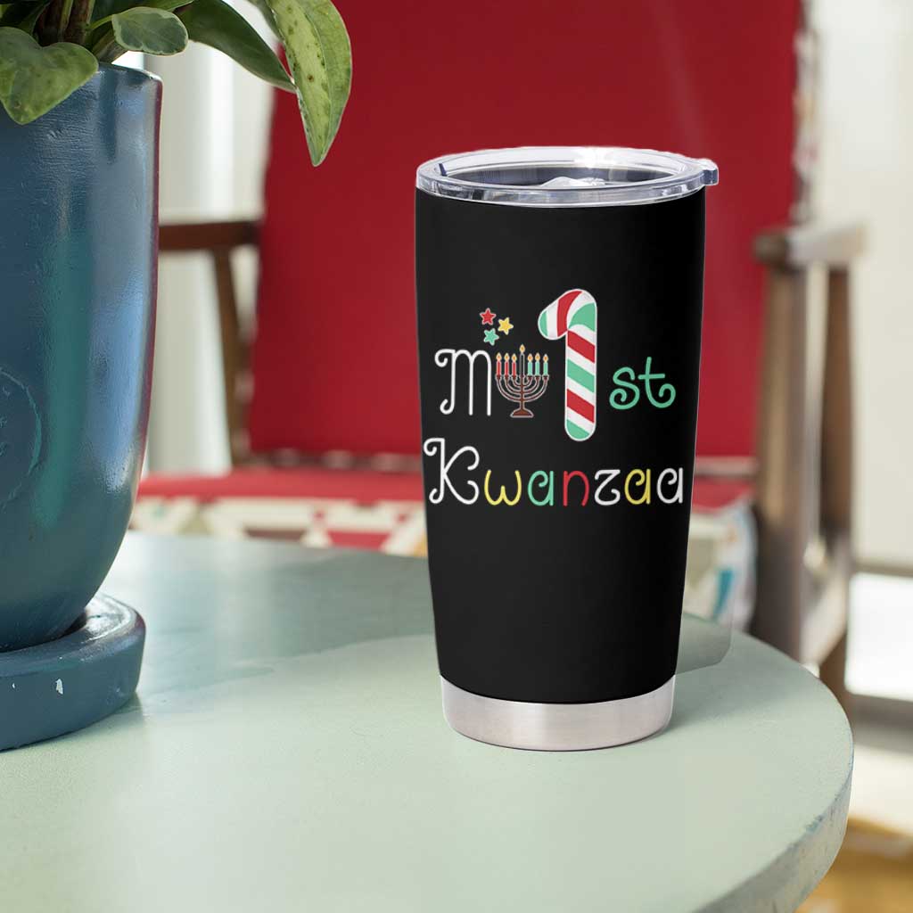 My 1st Kwanzaa Tumbler Cup Babys First Kwanzaa Kinara Gift