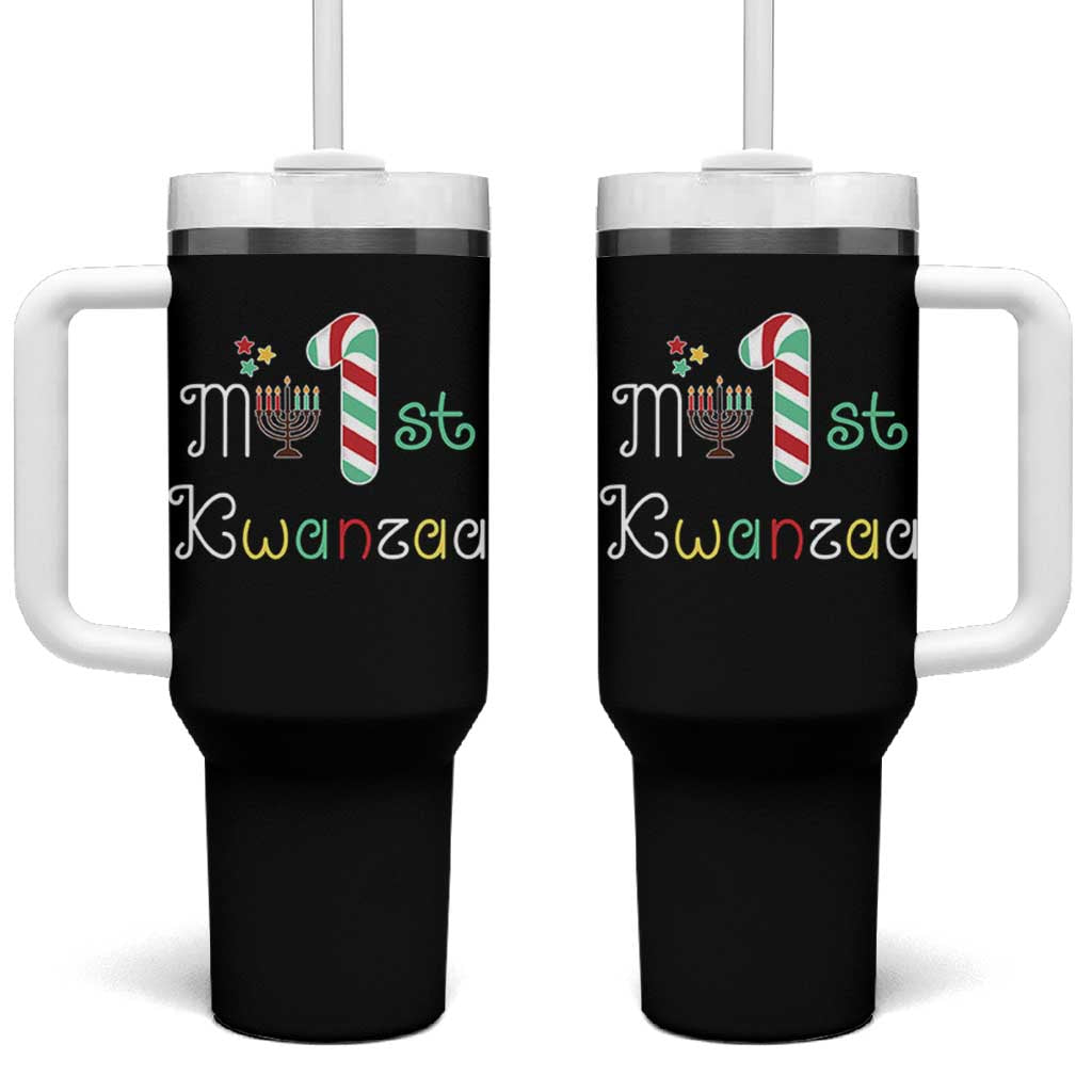 My 1st Kwanzaa Tumbler With Handle Babys First Kwanzaa Kinara Gift