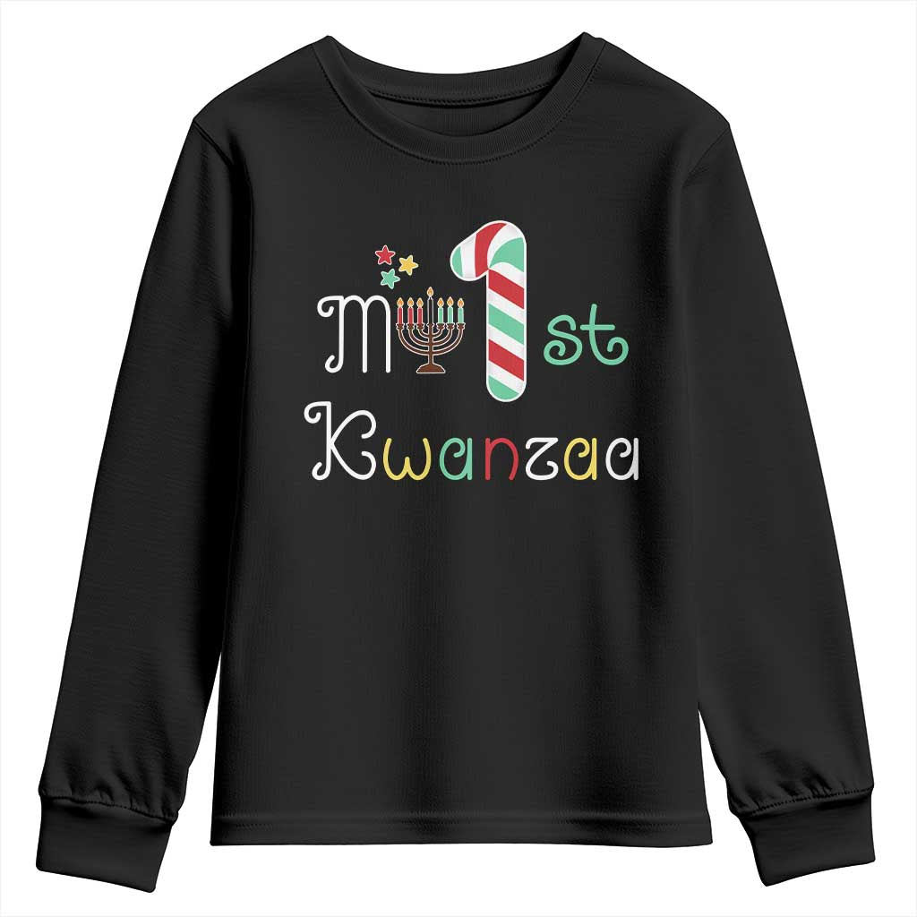 My 1st Kwanzaa Youth Sweatshirt Babys First Kwanzaa Kinara Gift