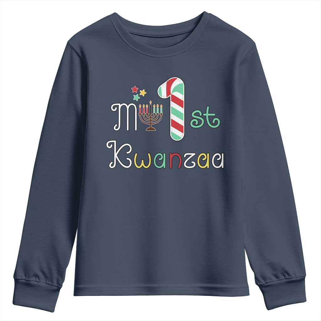 My 1st Kwanzaa Youth Sweatshirt Babys First Kwanzaa Kinara Gift