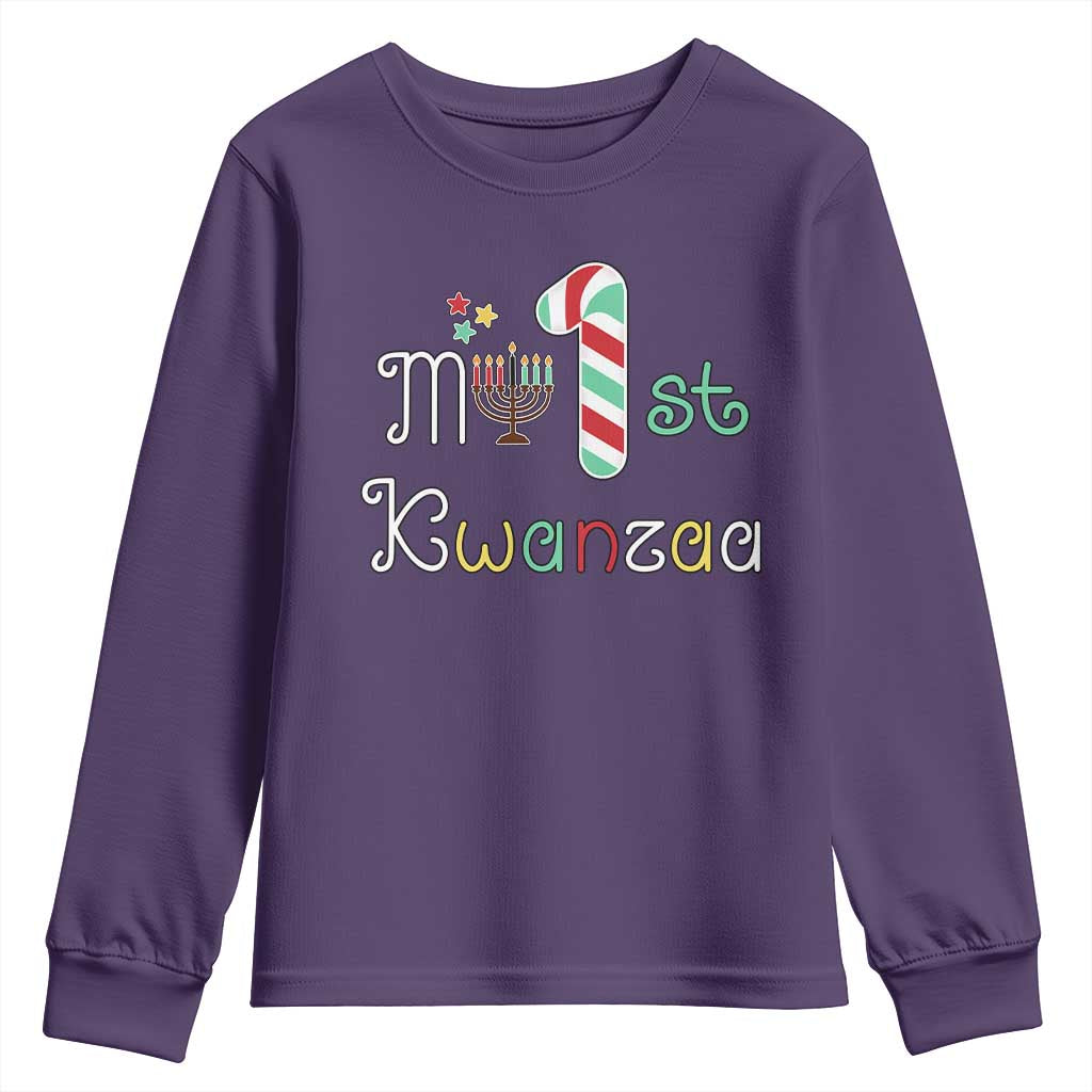 My 1st Kwanzaa Youth Sweatshirt Babys First Kwanzaa Kinara Gift