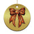 Basketball Coquette Bow Christmas Ornament Game Day - Wonder Print Shop