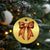 Basketball Coquette Bow Christmas Ornament Game Day - Wonder Print Shop