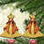 Basketball Coquette Bow Christmas Ornament Game Day - Wonder Print Shop