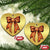 Basketball Coquette Bow Christmas Ornament Game Day - Wonder Print Shop