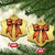 Basketball Coquette Bow Christmas Ornament Game Day - Wonder Print Shop