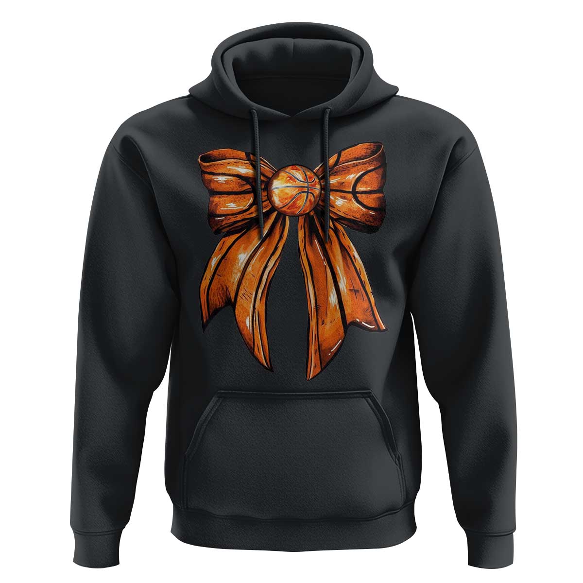 Basketball Coquette Bow Hoodie Game Day