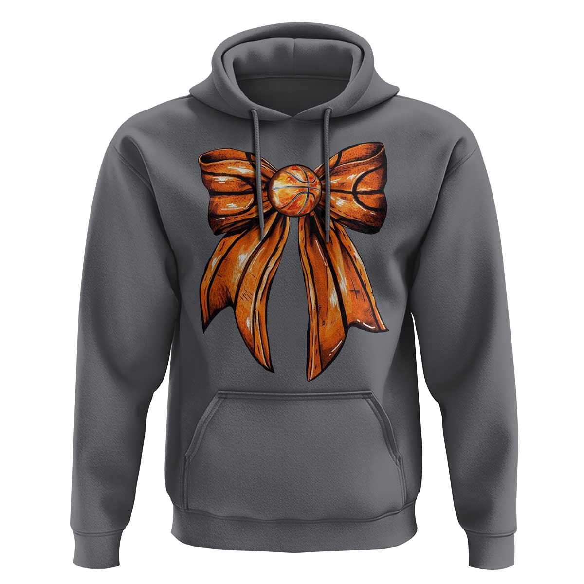Basketball Coquette Bow Hoodie Game Day