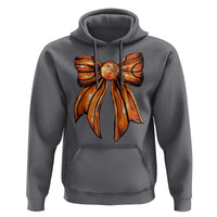 Basketball Coquette Bow Hoodie Game Day