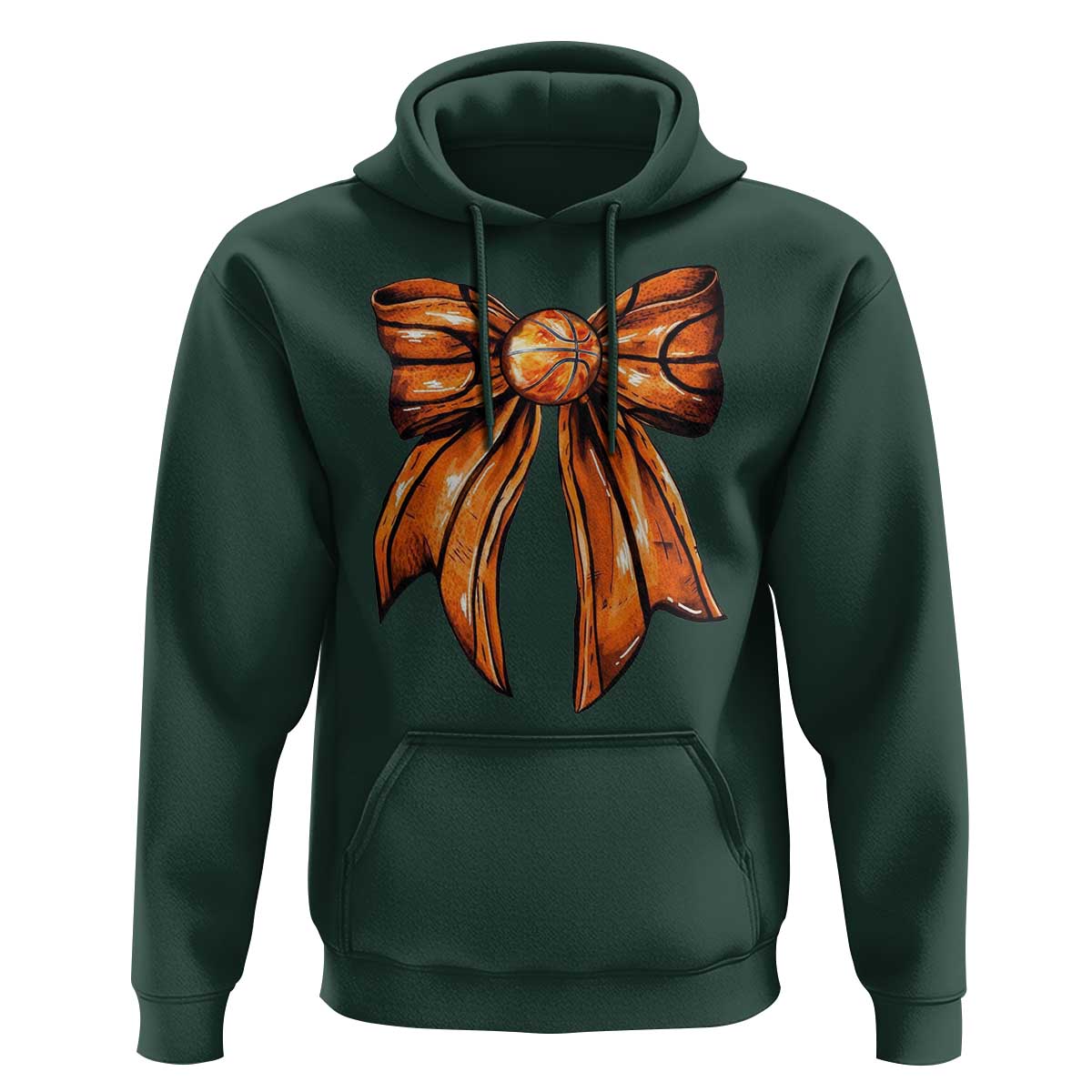 Basketball Coquette Bow Hoodie Game Day