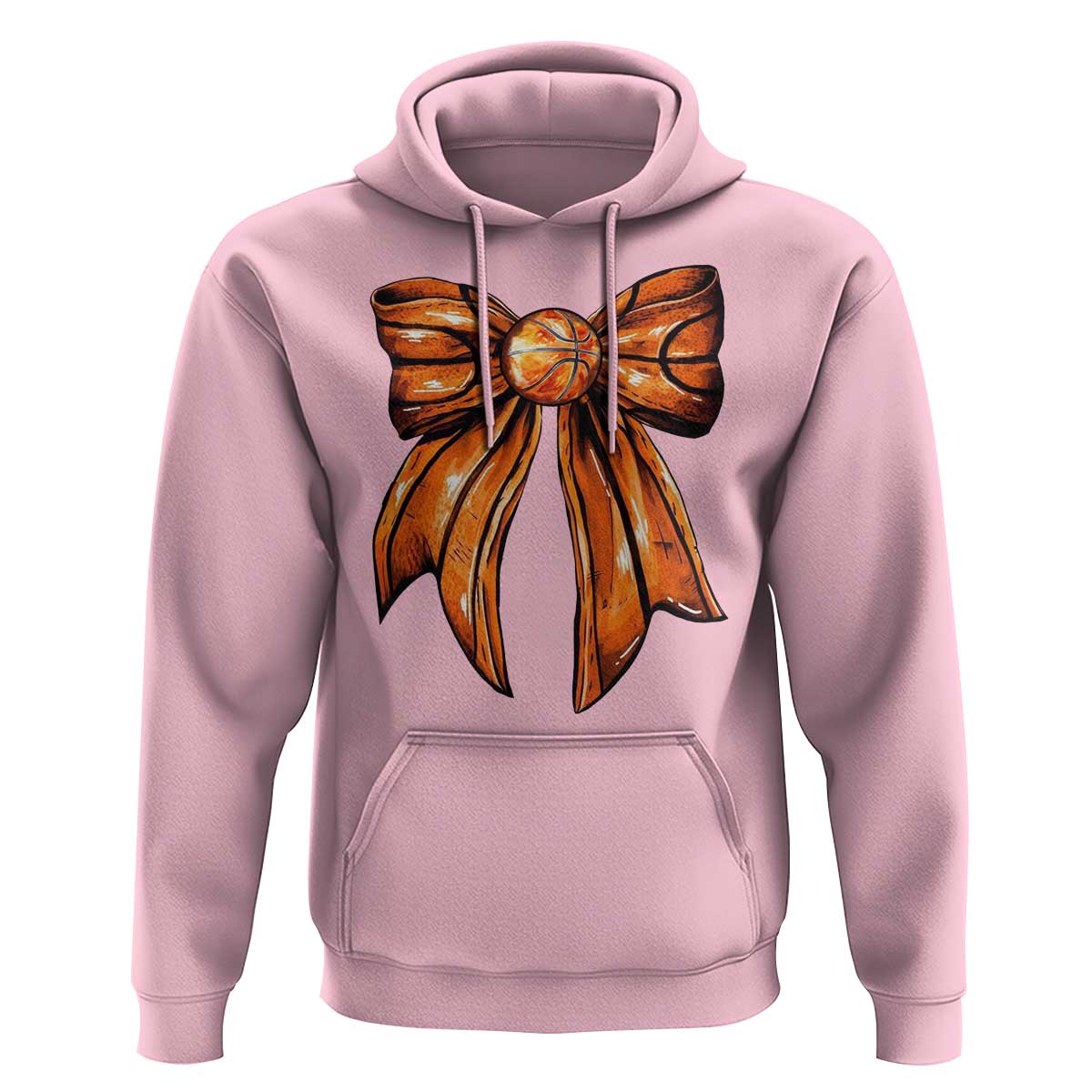 Basketball Coquette Bow Hoodie Game Day