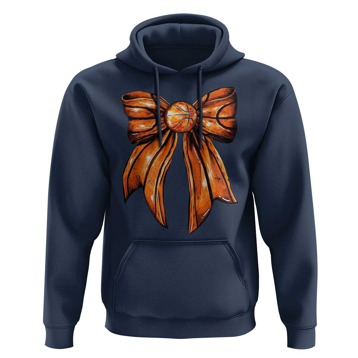 Basketball Coquette Bow Hoodie Game Day