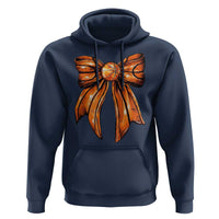 Basketball Coquette Bow Hoodie Game Day