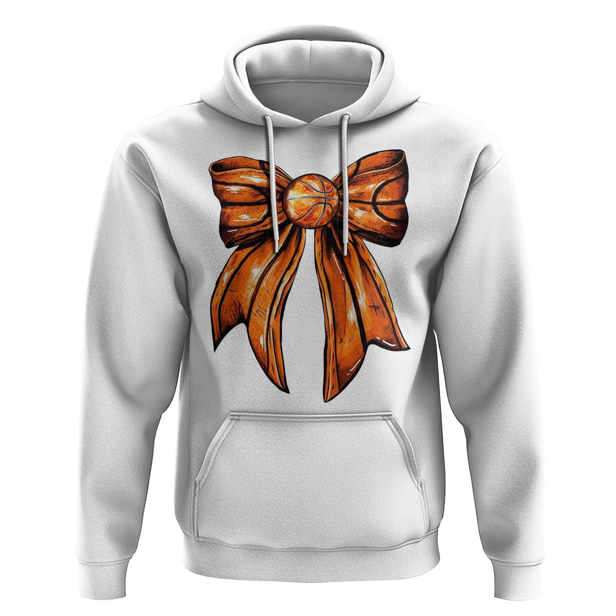 Basketball Coquette Bow Hoodie Game Day