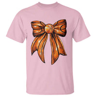 Basketball Coquette Bow T Shirt Game Day - Wonder Print Shop