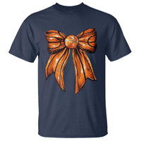 Basketball Coquette Bow T Shirt Game Day - Wonder Print Shop