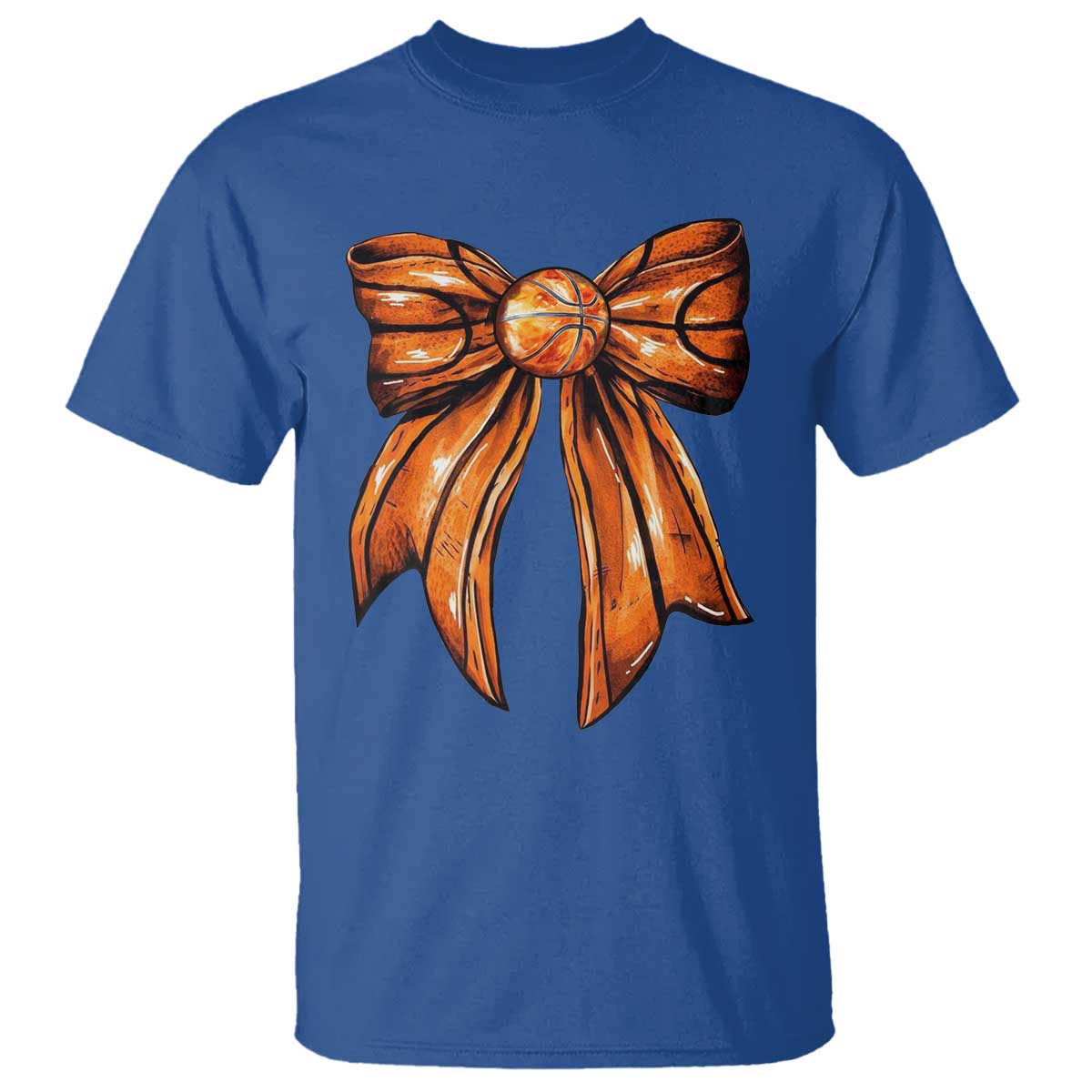 Basketball Coquette Bow T Shirt Game Day - Wonder Print Shop