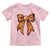 Basketball Coquette Bow Toddler T Shirt Game Day
