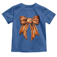 Basketball Coquette Bow Toddler T Shirt Game Day