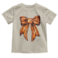 Basketball Coquette Bow Toddler T Shirt Game Day