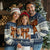 Basketball Coquette Bow Ugly Christmas Sweater Game Day - Wonder Print Shop