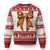 Basketball Coquette Bow Ugly Christmas Sweater Game Day - Wonder Print Shop