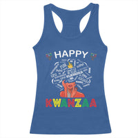Happy Kwanzaa Racerback Tank Top African American Afro Queen Nguzo Saba - Wonder Print Shop