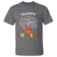 Happy Kwanzaa T Shirt African American Afro Queen Nguzo Saba - Wonder Print Shop