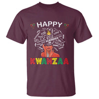 Happy Kwanzaa T Shirt African American Afro Queen Nguzo Saba - Wonder Print Shop