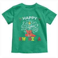 Happy Kwanzaa Toddler T Shirt African American Afro Queen Nguzo Saba - Wonder Print Shop