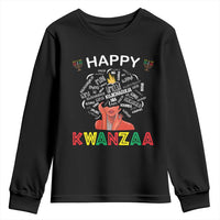 Happy Kwanzaa Youth Sweatshirt African American Afro Queen Nguzo Saba - Wonder Print Shop