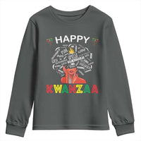 Happy Kwanzaa Youth Sweatshirt African American Afro Queen Nguzo Saba - Wonder Print Shop