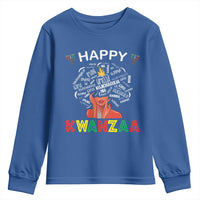 Happy Kwanzaa Youth Sweatshirt African American Afro Queen Nguzo Saba - Wonder Print Shop