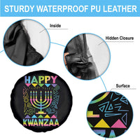Happy Kwanzaa Spare Tire Cover Christmas African American Heritage Holiday Kinara Mazao - Wonder Print Shop