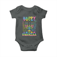 Happy Kwanzaa Baby Onesie Christmas African American Heritage Holiday Kinara Mazao - Wonder Print Shop