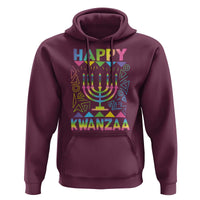 Happy Kwanzaa Hoodie Christmas African American Heritage Holiday Kinara Mazao - Wonder Print Shop