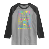 Happy Kwanzaa Raglan Shirt Christmas African American Heritage Holiday Kinara Mazao - Wonder Print Shop