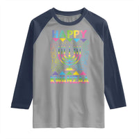 Happy Kwanzaa Raglan Shirt Christmas African American Heritage Holiday Kinara Mazao - Wonder Print Shop