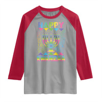 Happy Kwanzaa Raglan Shirt Christmas African American Heritage Holiday Kinara Mazao - Wonder Print Shop