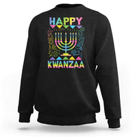 Happy Kwanzaa Sweatshirt Christmas African American Heritage Holiday Kinara Mazao - Wonder Print Shop