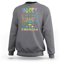 Happy Kwanzaa Sweatshirt Christmas African American Heritage Holiday Kinara Mazao - Wonder Print Shop