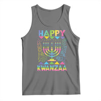 Happy Kwanzaa Tank Top Christmas African American Heritage Holiday Kinara Mazao - Wonder Print Shop