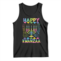 Happy Kwanzaa Tank Top Christmas African American Heritage Holiday Kinara Mazao - Wonder Print Shop