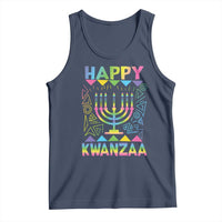 Happy Kwanzaa Tank Top Christmas African American Heritage Holiday Kinara Mazao - Wonder Print Shop