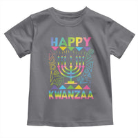 Happy Kwanzaa Toddler T Shirt Christmas African American Heritage Holiday Kinara Mazao - Wonder Print Shop