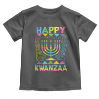 Happy Kwanzaa Toddler T Shirt Christmas African American Heritage Holiday Kinara Mazao - Wonder Print Shop